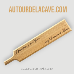 Planche Apéro en bambou avec gravure personnalisée