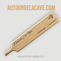 Planche Apéro en bambou avec gravure personnalisée